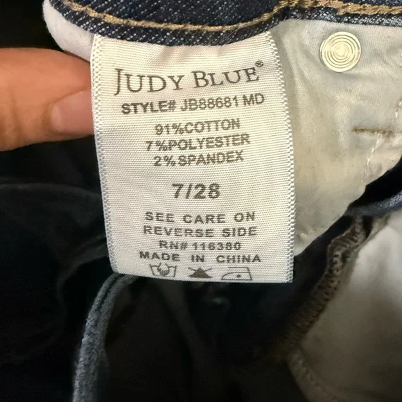 Judy Blue Flare Jeans in Medium Wash Blue -‎ 7/28 - Picture 10 of 12